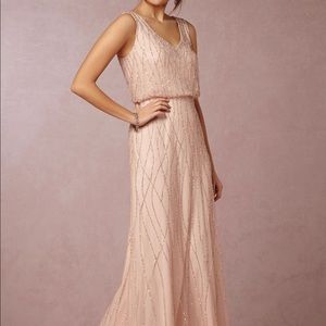 Adrianna Papell Blush Brooklyn Dress BHLDN NWOT